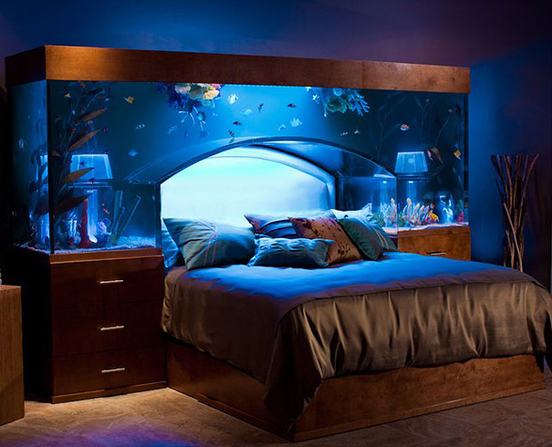 Удивительная кровать-аквариум