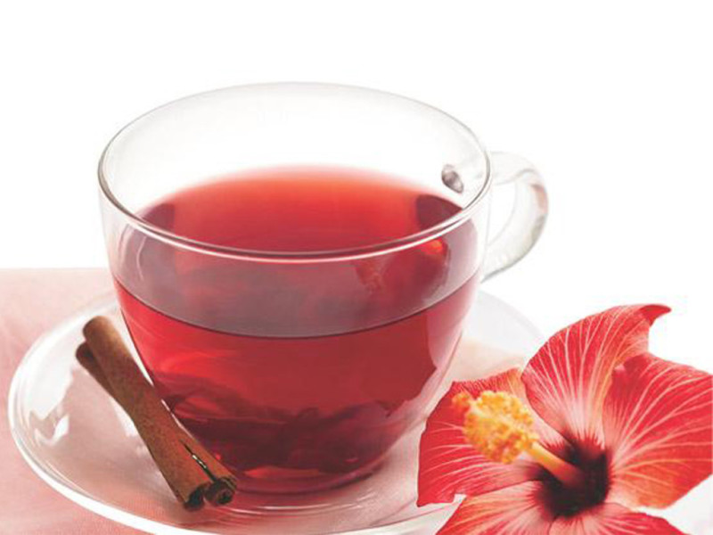 Чай с гибискусом успокаивает нервы
